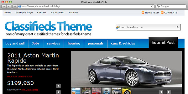 Classifieds Theme 3