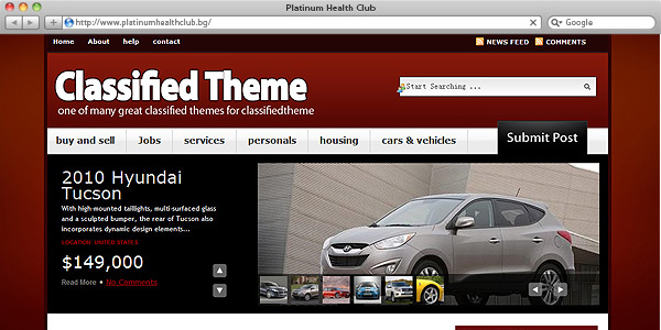 Classifieds Theme 4